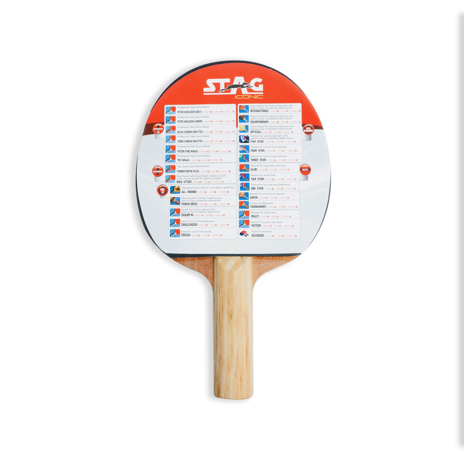 Stag 1 Star Table Tennis Racquet