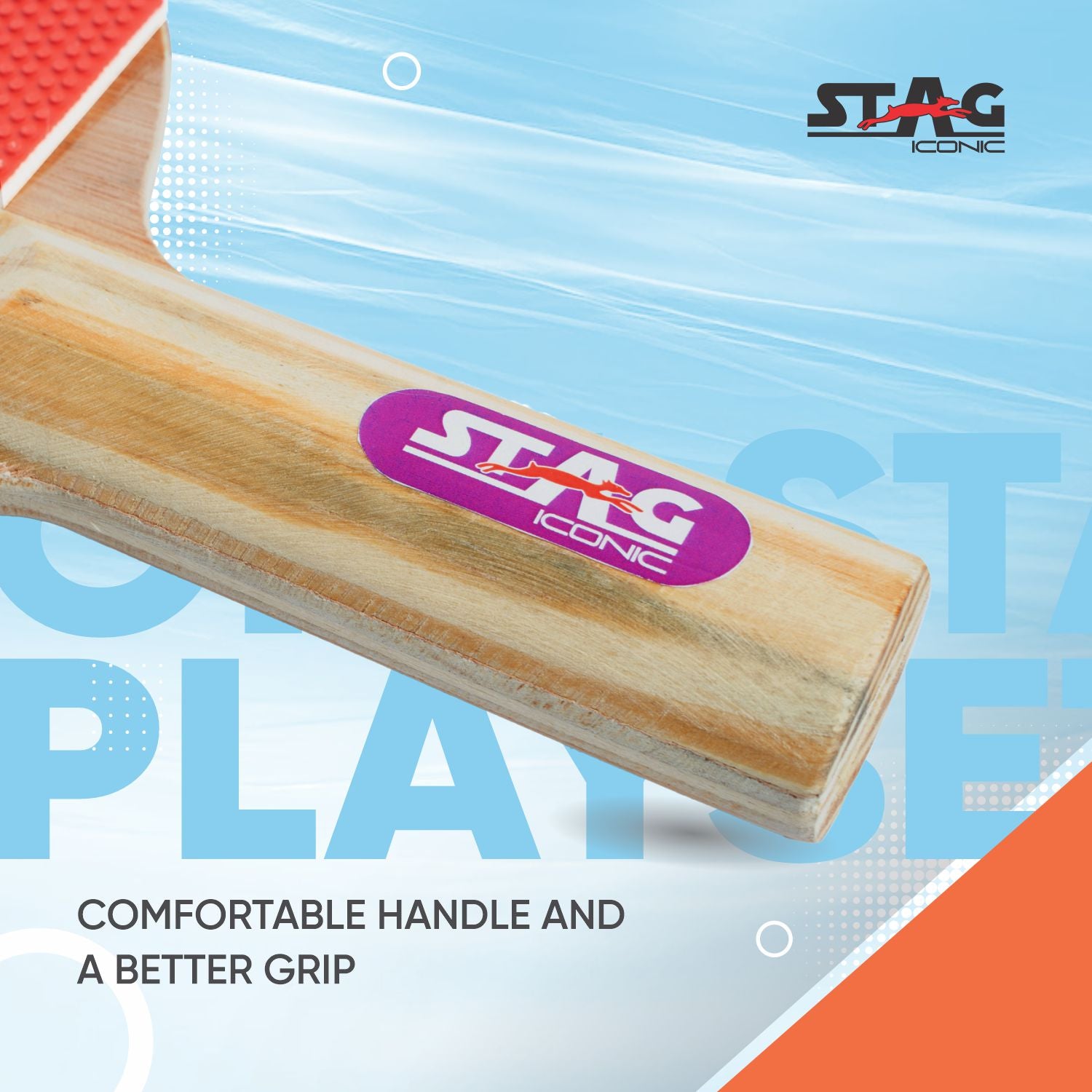 STAG 1 STAR Professional Table Tennis (T.T) Set White