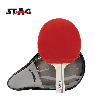 STAG Unisex Advanced ITTF Approved Rubber Ninja Fire Table Tennis Racquet