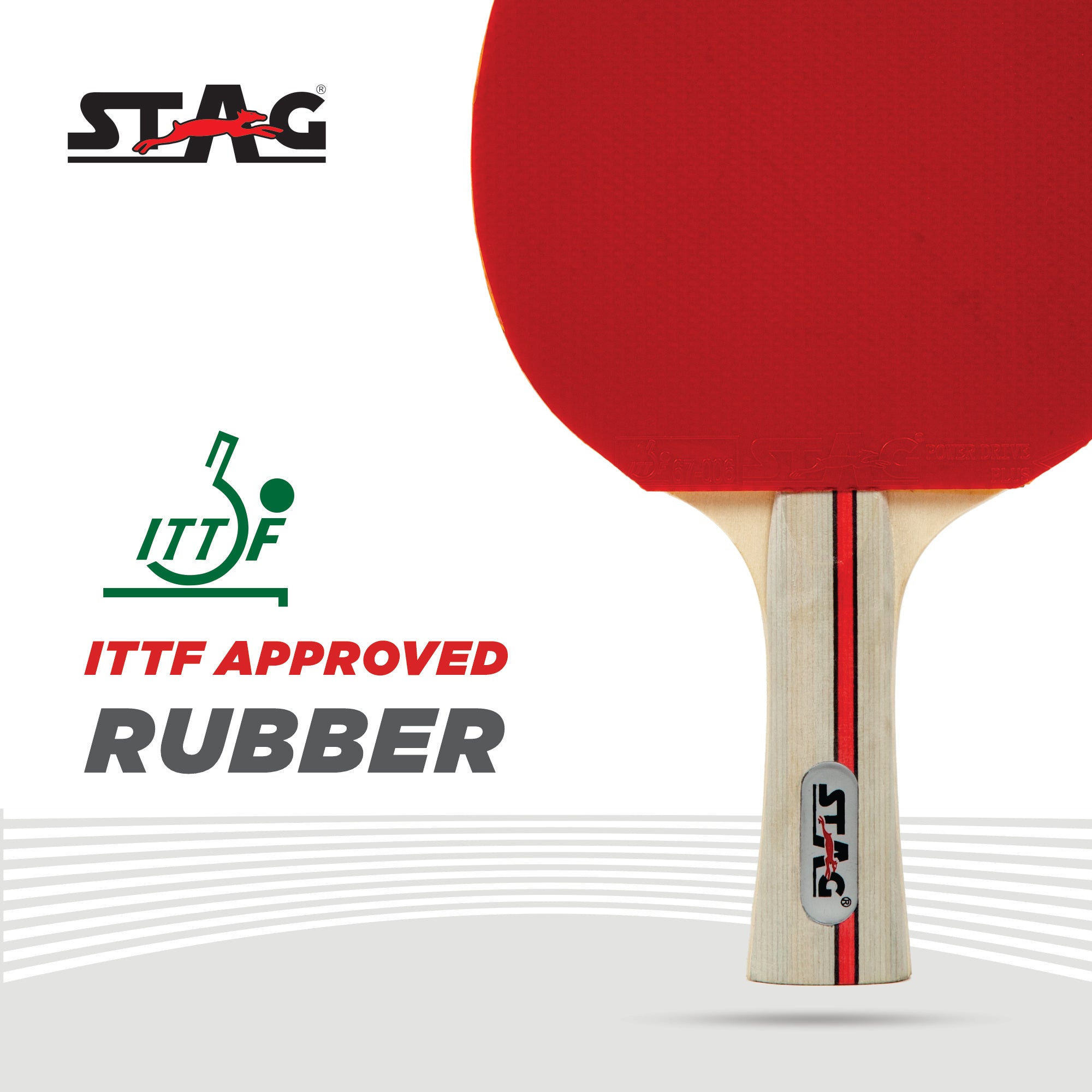 STAG Ninja power Advanced Series Table Tennis (T.T) Racquet| Pro Performance Training T.T Racquet With Deluxe Case