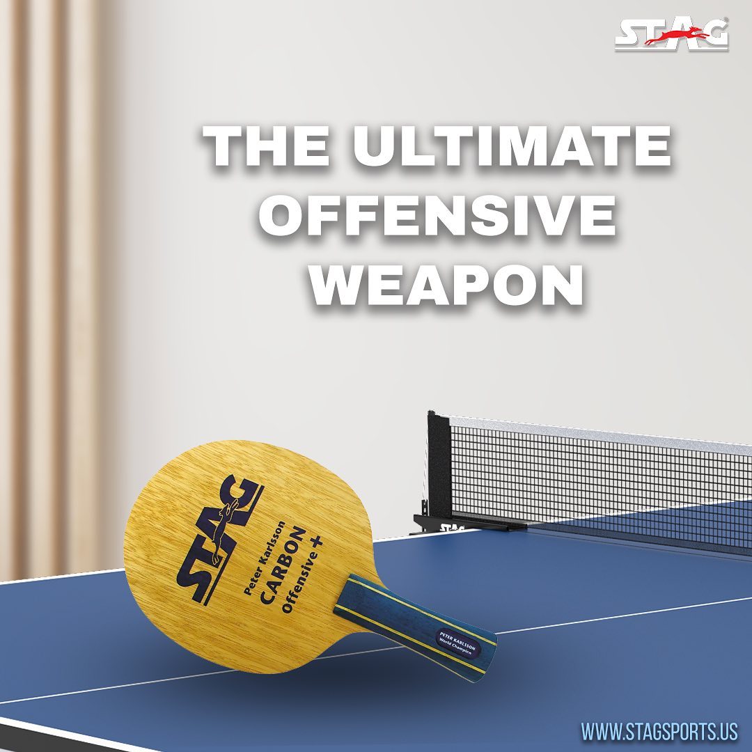 Stag Peter Karlsson Carbon Table Tennis Blade