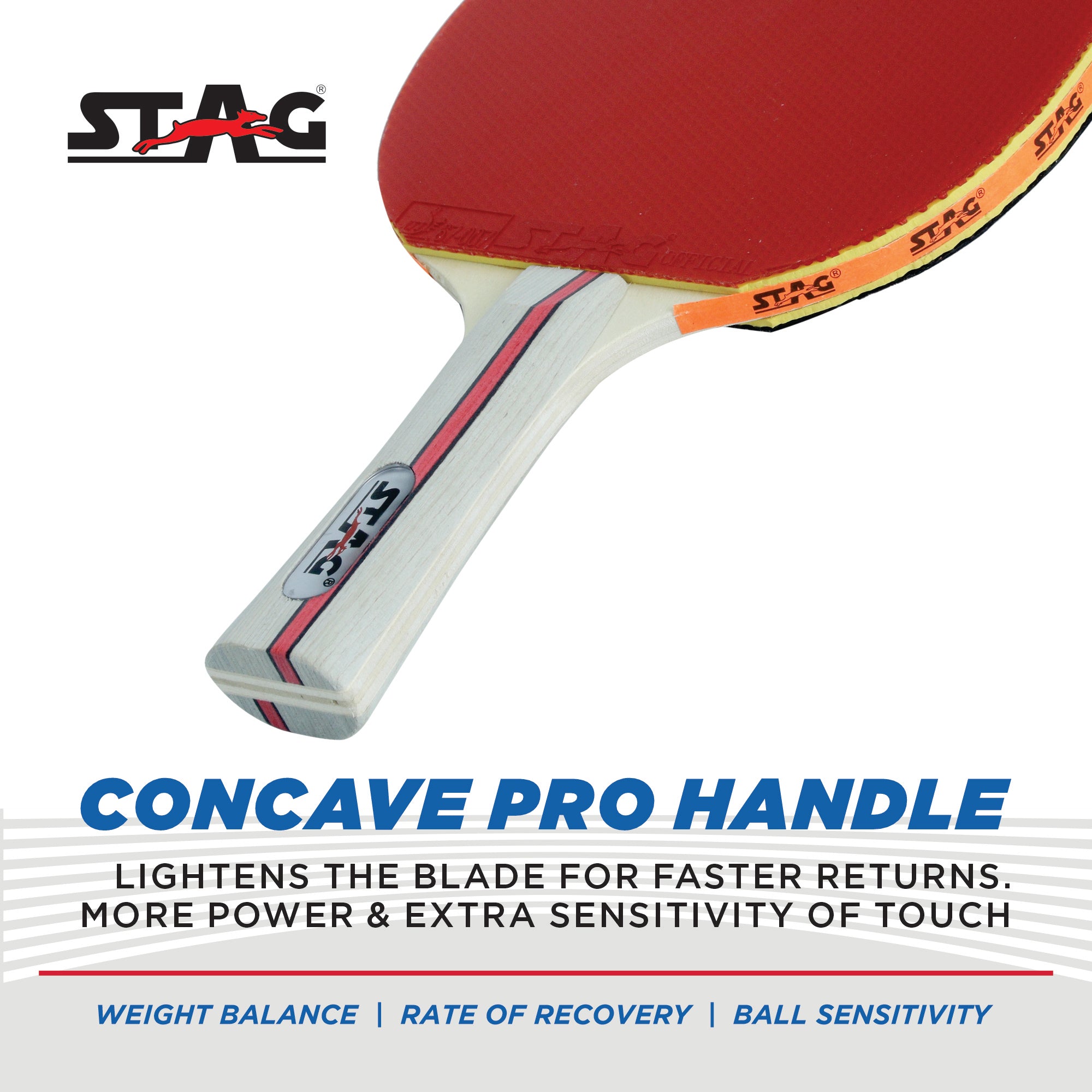 STAG Official Advanced Series Table Tennis (T.T) Racquet