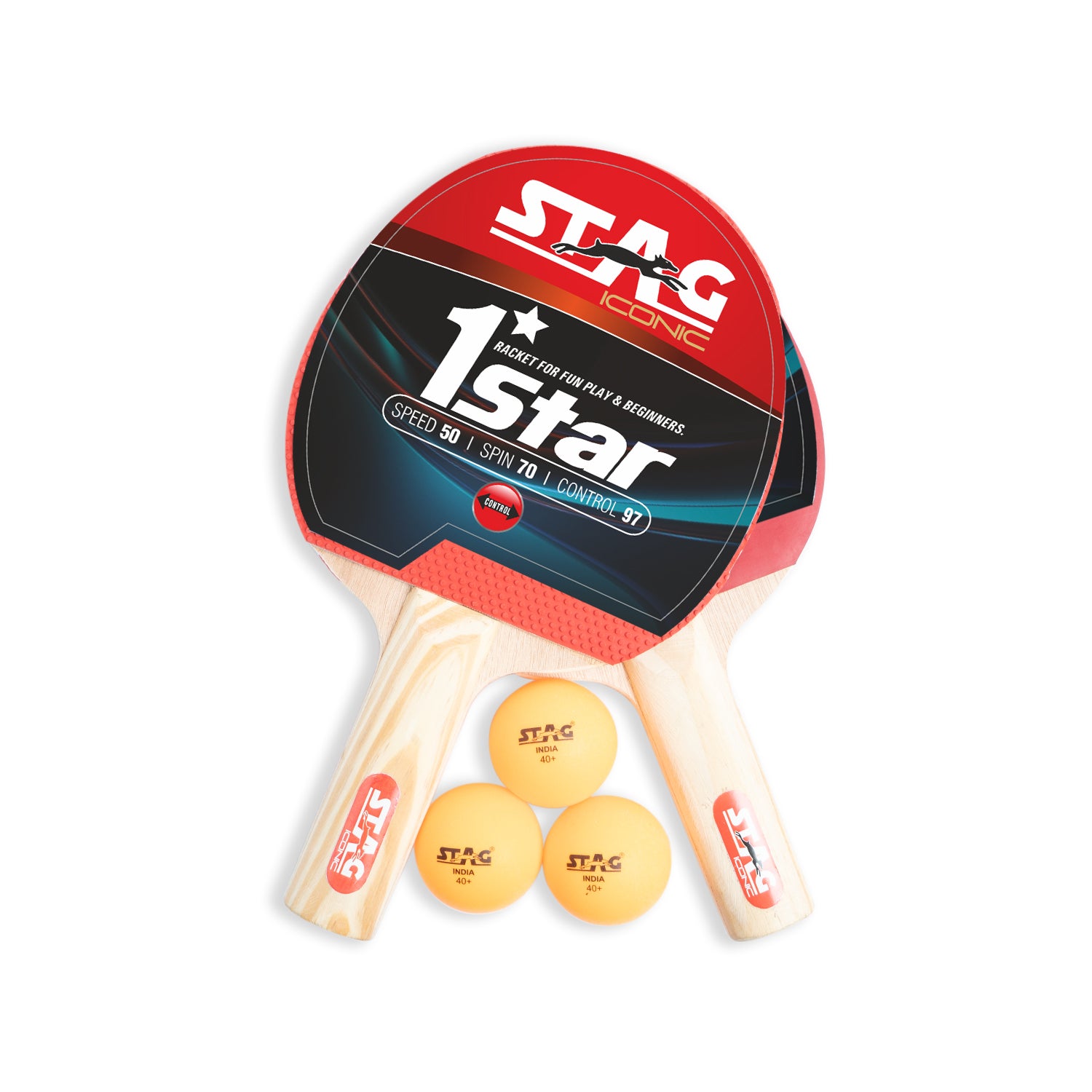 STAG 1 STAR Professional Table Tennis (T.T) Set Orange