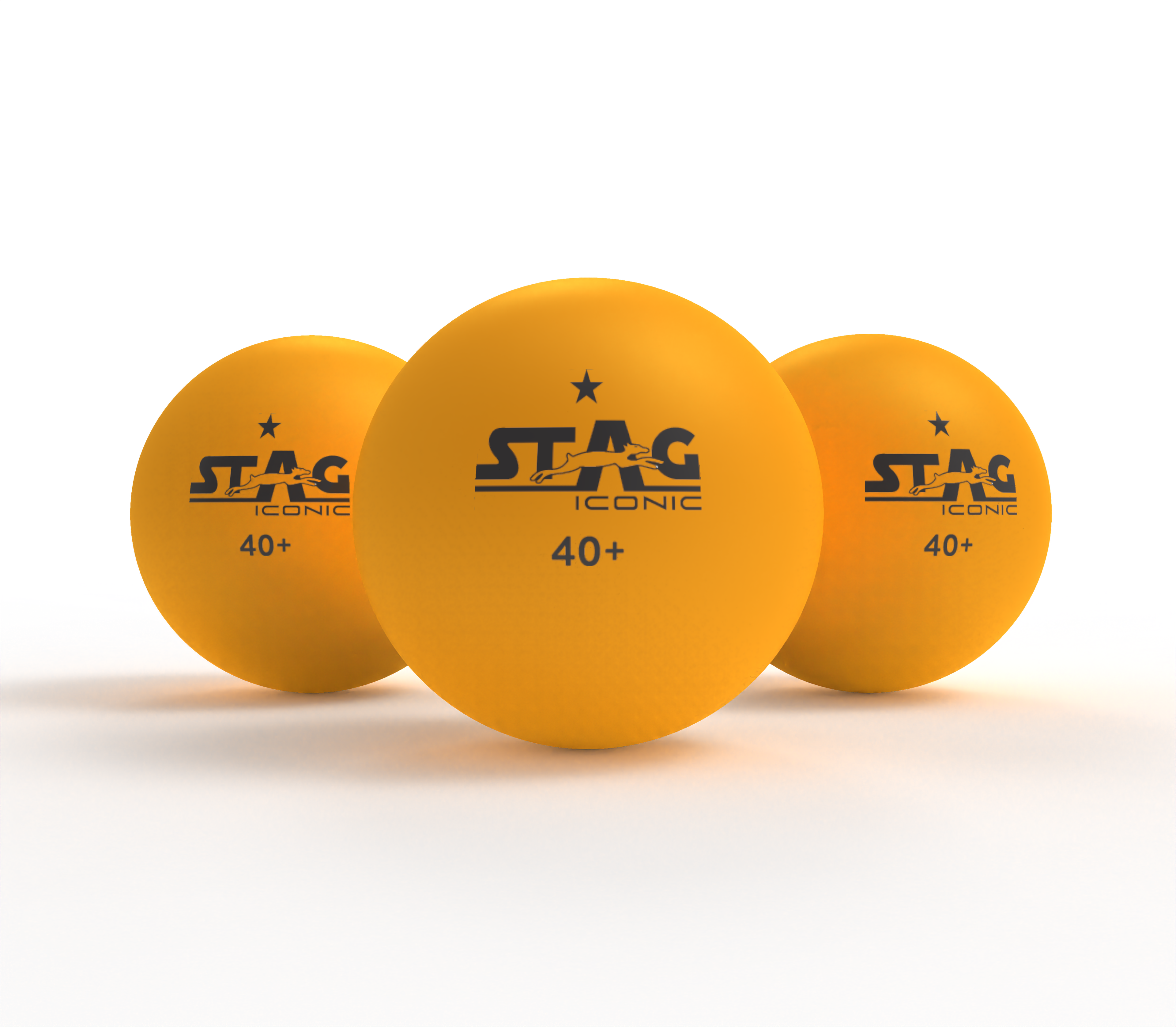 Stag 1 Star Balls Orange (Pack of 6)