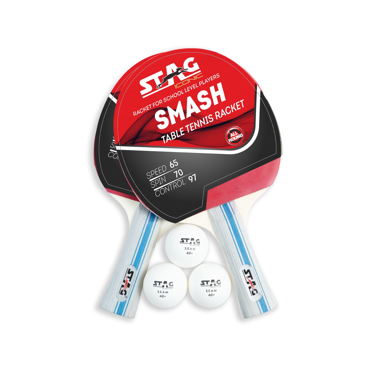 STAG Table Tennis playset Smash (T.T SET) - Recreational Series