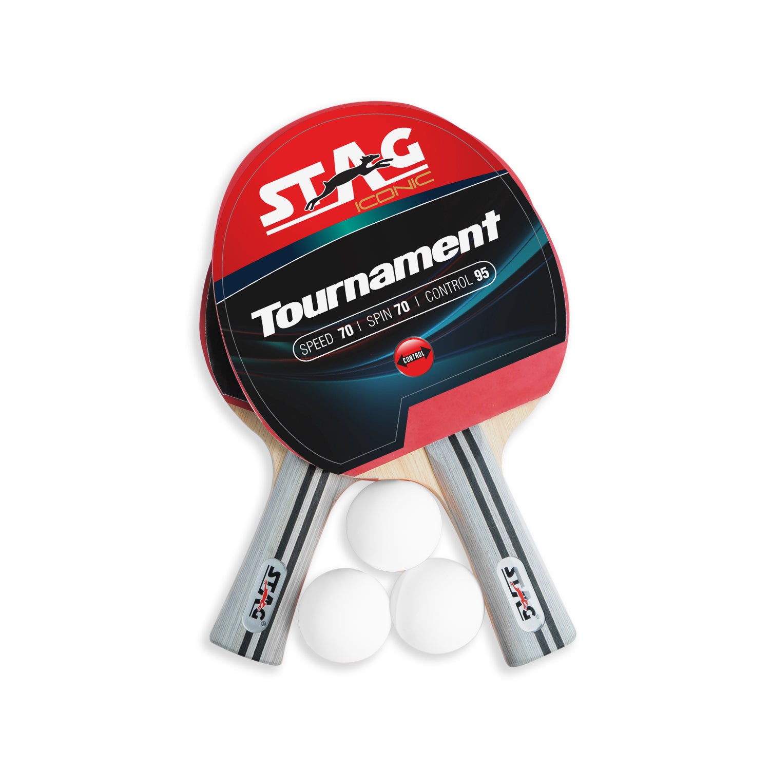 STAG Tournament Professional Table Tennis (T.T) Set White