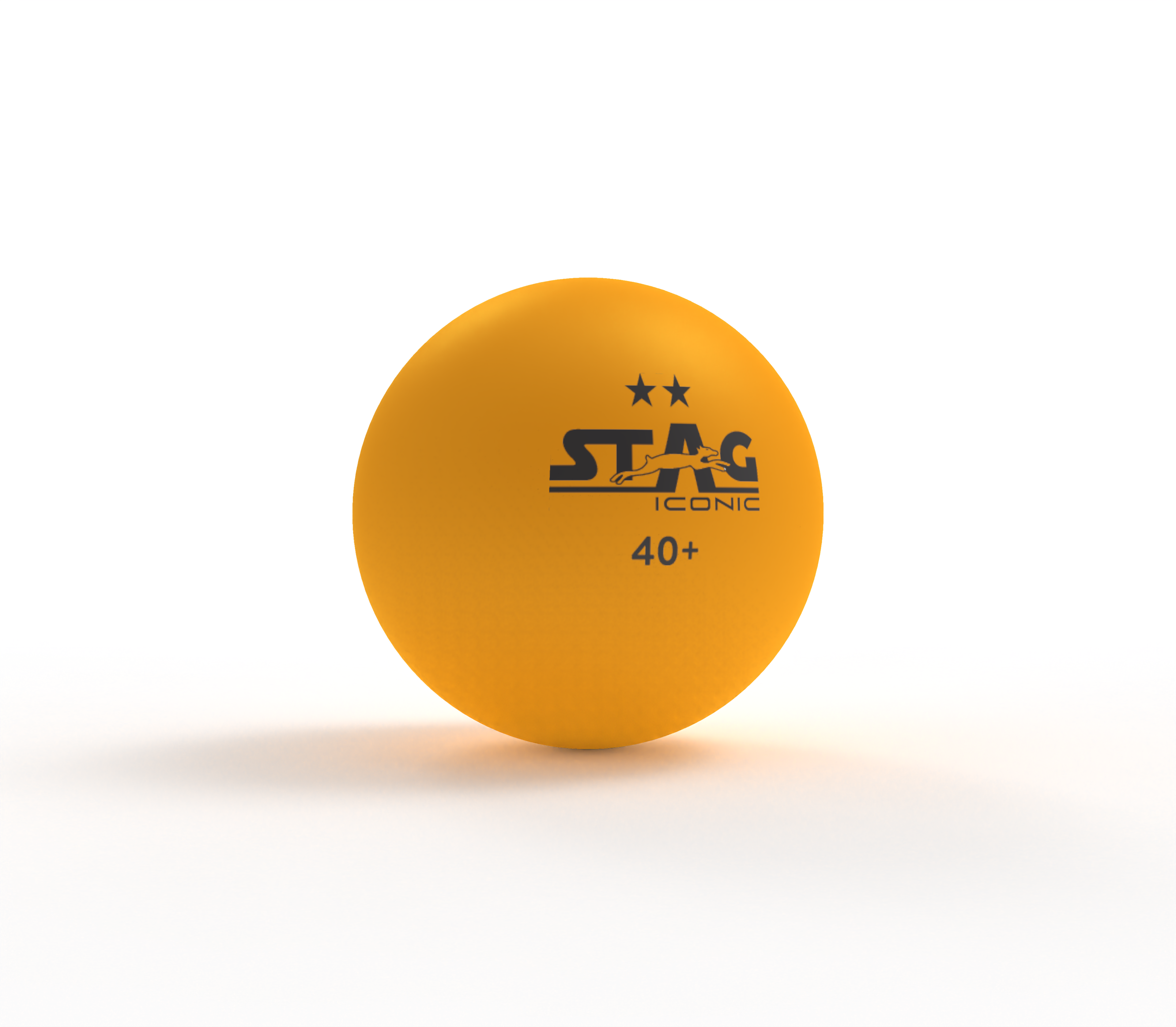 Stag 2 Star Table Tennis (T.T) Balls| Advanced High Performance 40+mm Ping Pong Balls for Training, Tournaments and Recreational Play| Durable for Indoor/Outdoor Game