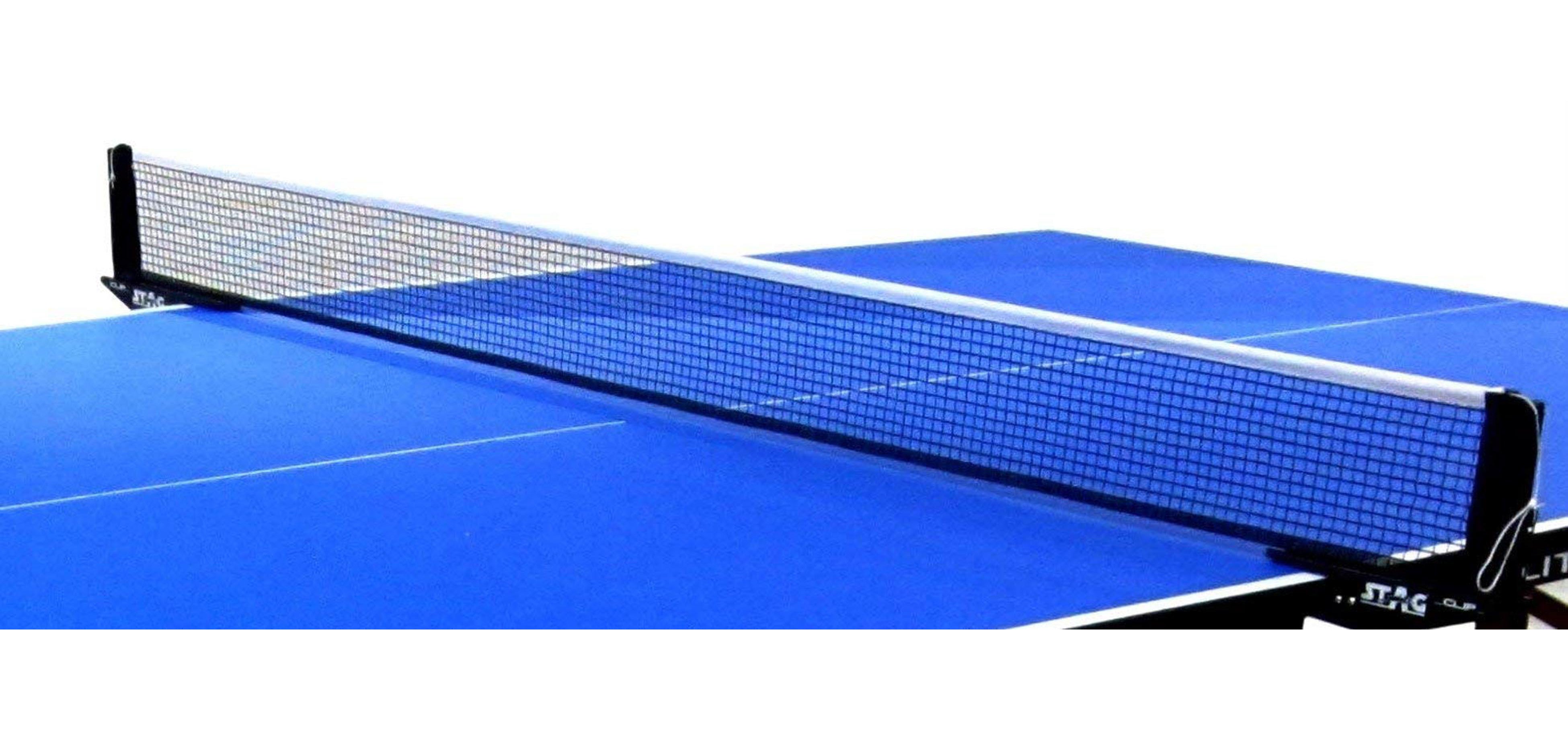 Stag Iconic Table Tennis Economy Net Only | Quick Easy Setup | Indoor & Outdoor Compatible on Standard Size Table | Ping Pong Table Net Only (Nylon)