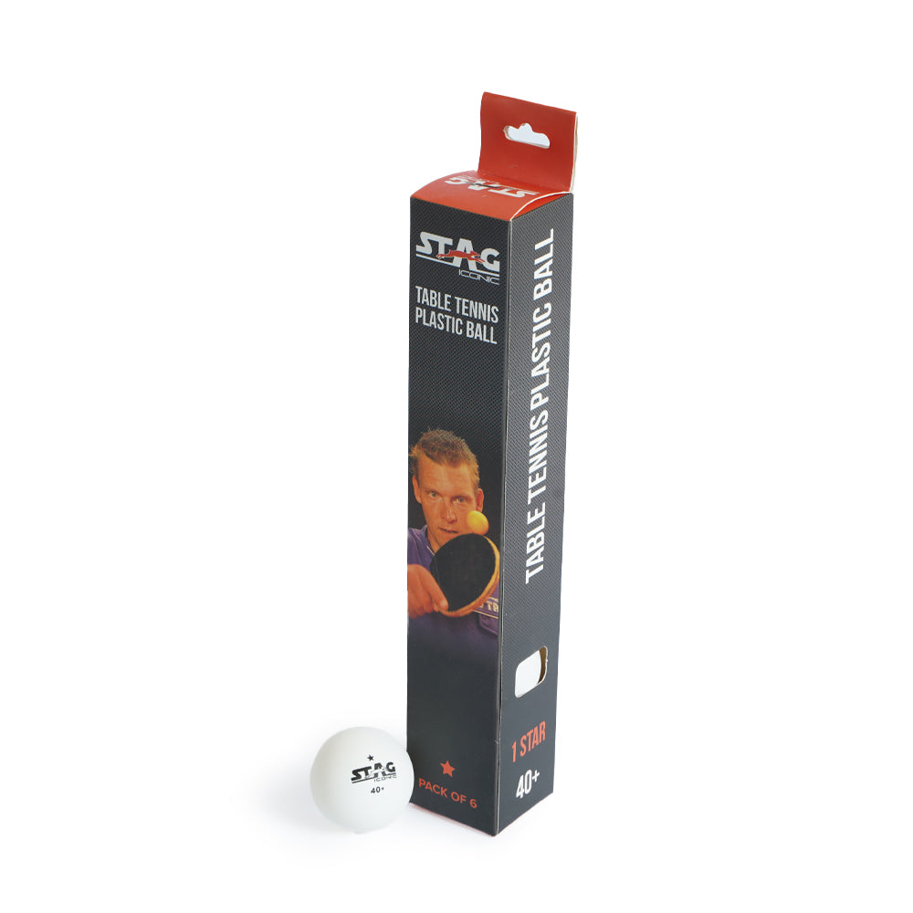 Stag 1 Star Balls Orange (Pack of 6)