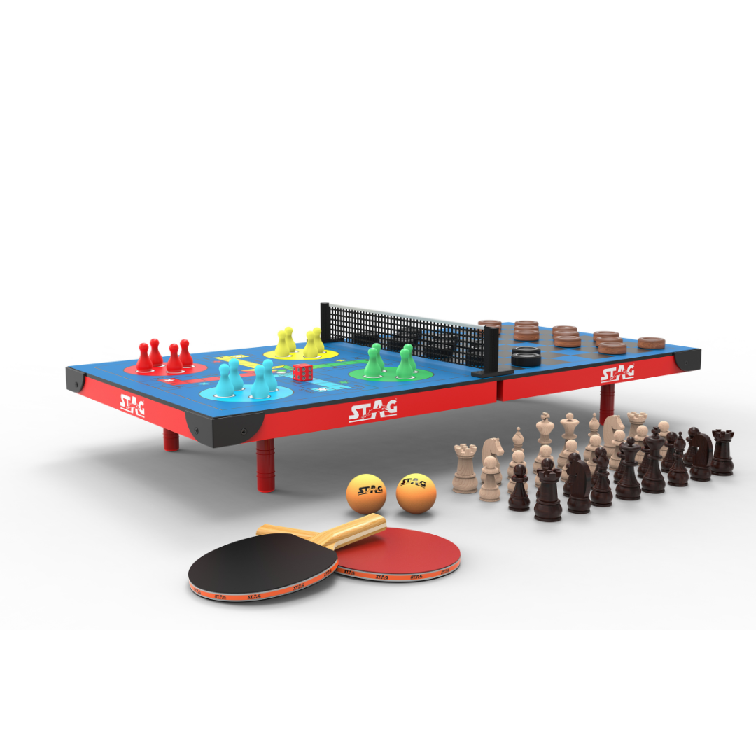 Stag 4 In 1  Super Mini Table Tennis Table