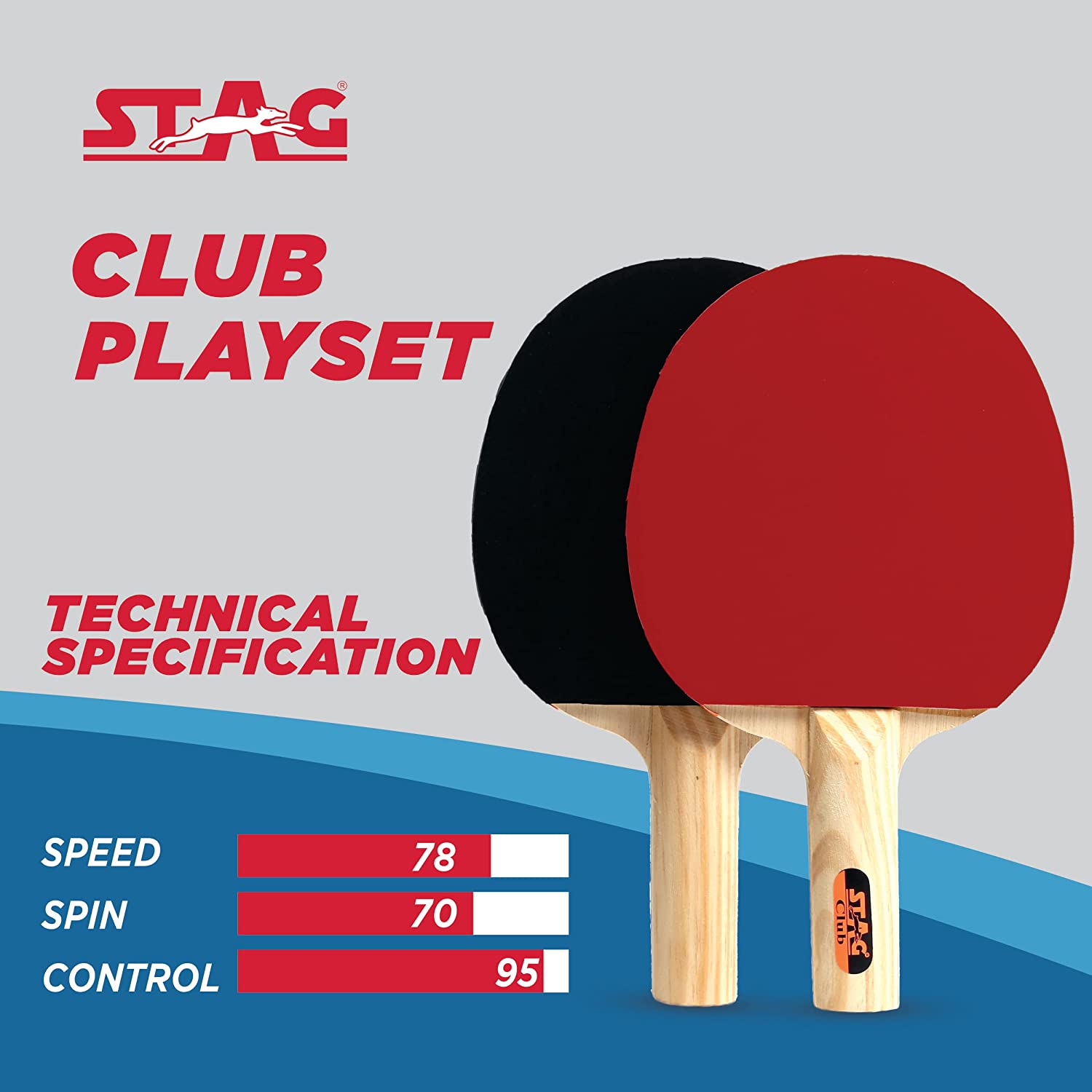 STAG Club Professional Table Tennis (T.T) Set