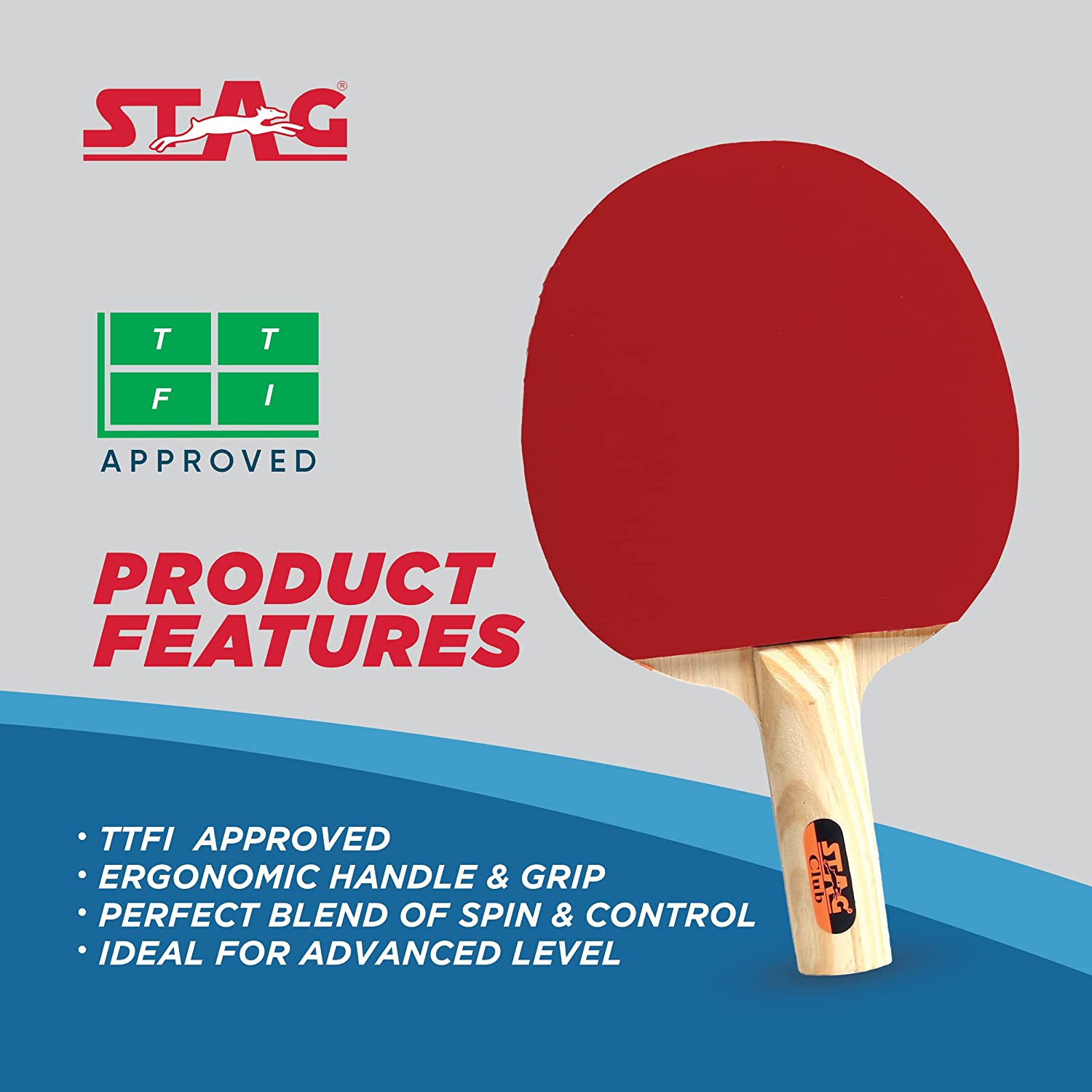 STAG Club Professional Table Tennis (T.T) Set