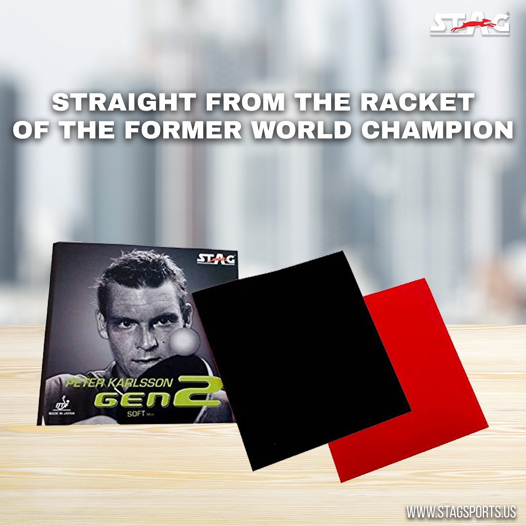 Peter Karlsson Gen 2 Soft Max Table Tennis Rubber (2mm)