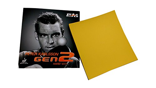 STAG.US Peter Karlsson Gen 2 Hard Max Table Tennis Ruber (2mm) RED