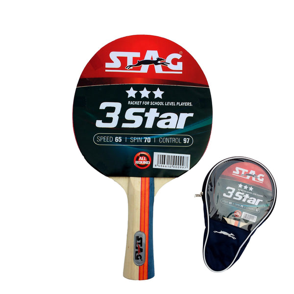 STAG.US Stag 3 Star Table Tennis Racquet