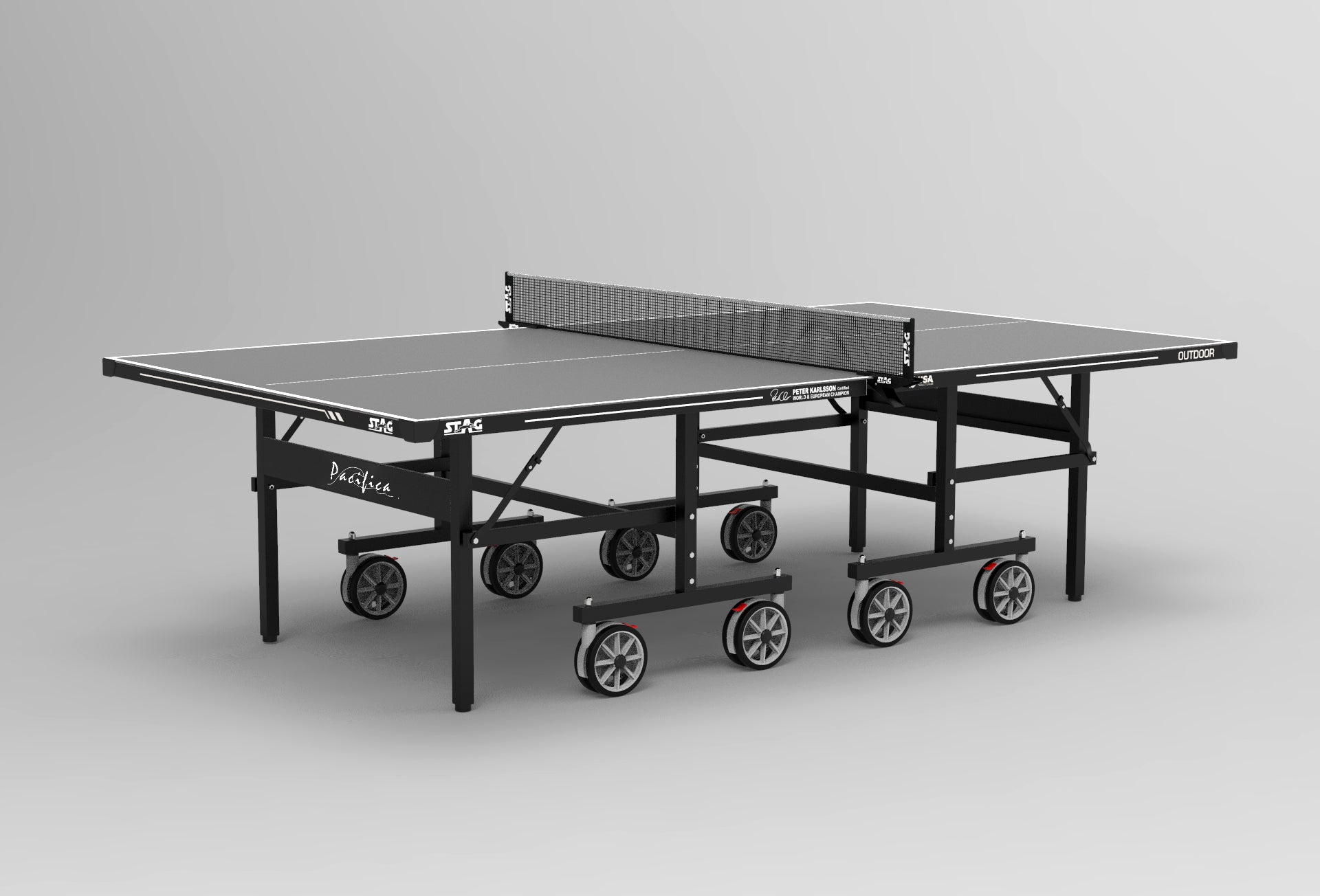 Pacifica Weatherproof Professional Outdoor Table Tennis Table