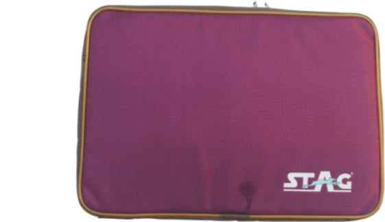 Stag Double Chain Deluxe Racket Case with Pocket for Accessories (Only Case)