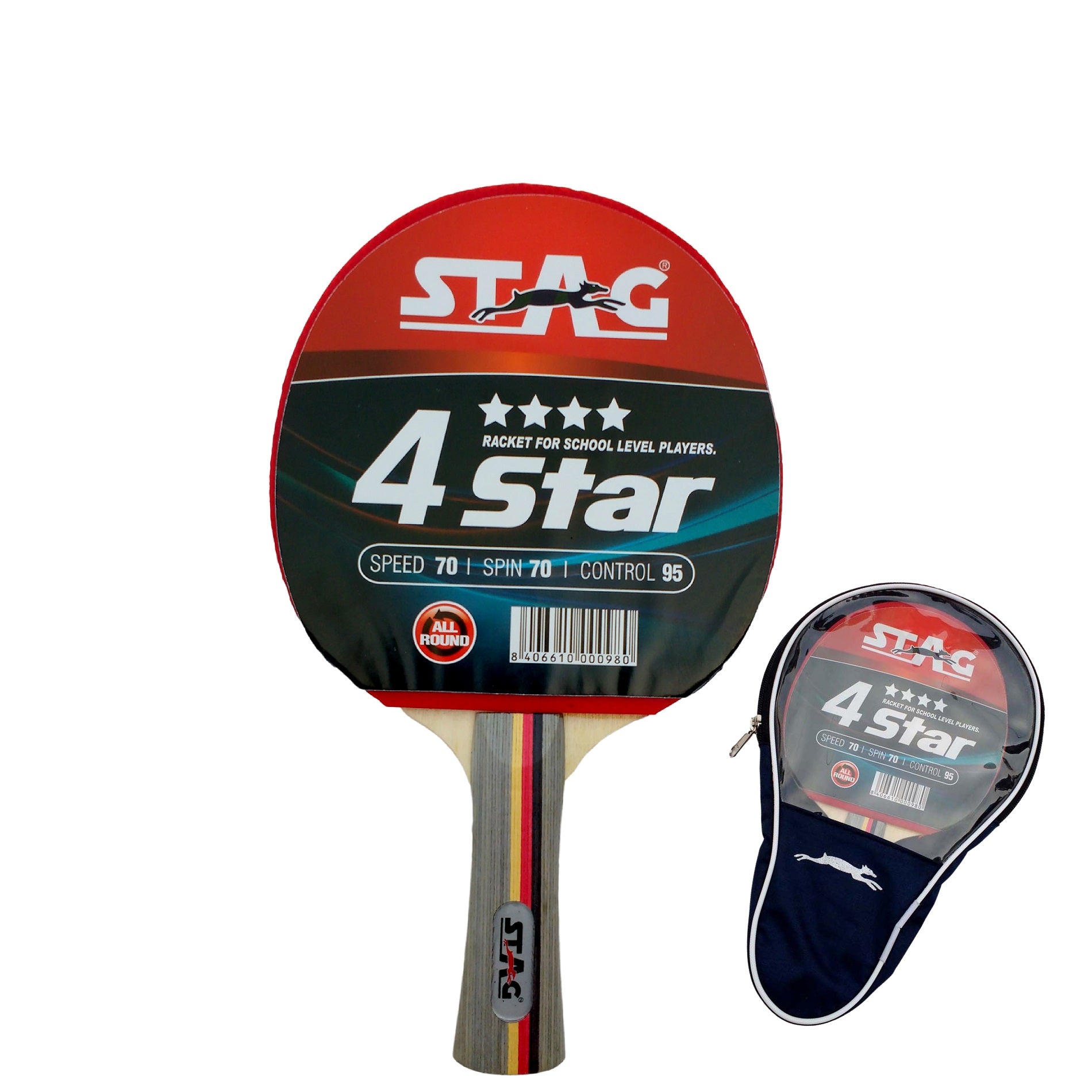 STAG.US Stag 4 Star Table Tennis Racquet